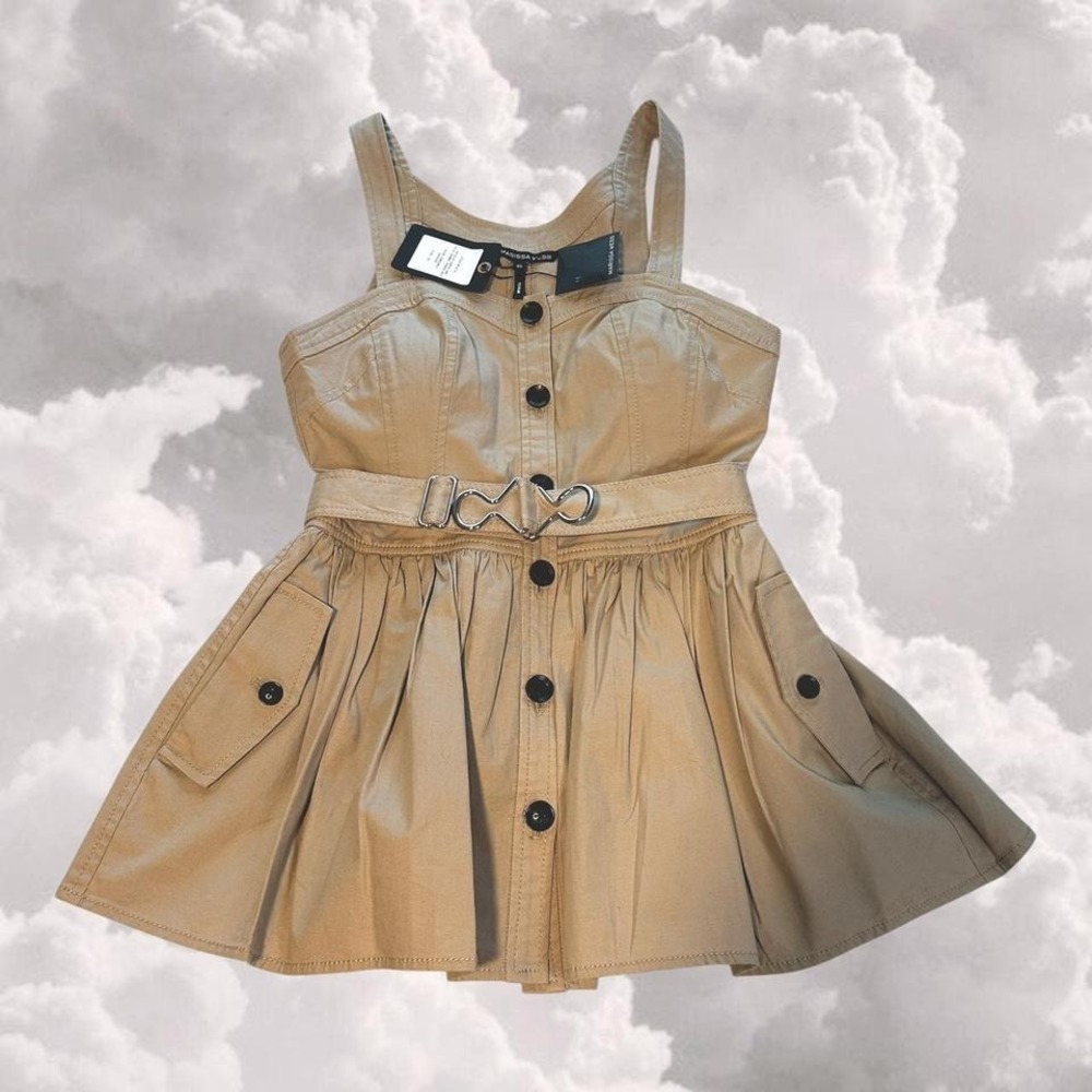 Marissa Webb cotton button up babydoll blouse size XS